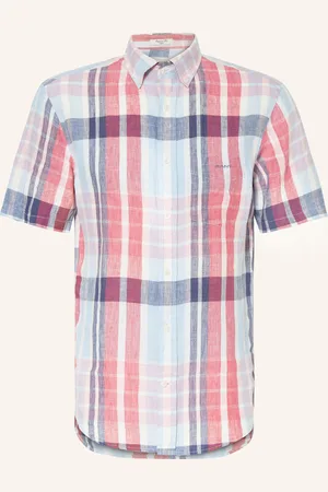 GANT Kurzarm-Hemd Regular Fit aus Leinen