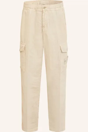 Stone Island Cargohose GHOST Regular Fit aus Leinen