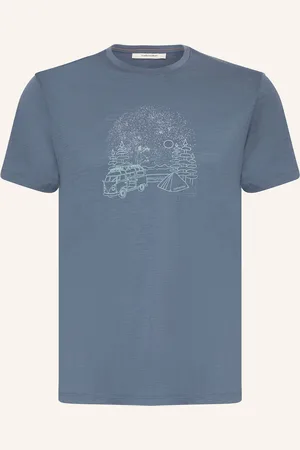 Icebreaker T-Shirt 150 TECH-LITE™ III VAN CAMP aus Merinowolle