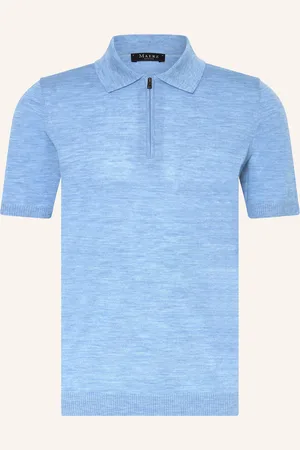 Maerz Strick-Poloshirt aus Merinowolle