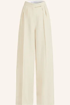 Max Mara Marlenehose RAUCHE aus Leinen