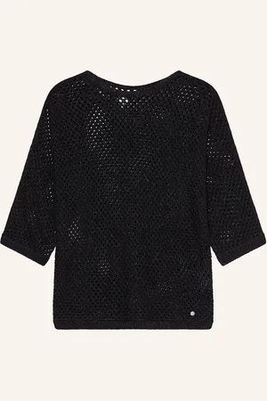 Brax Pullover mit 3/4-Arm und Glitzergarn
