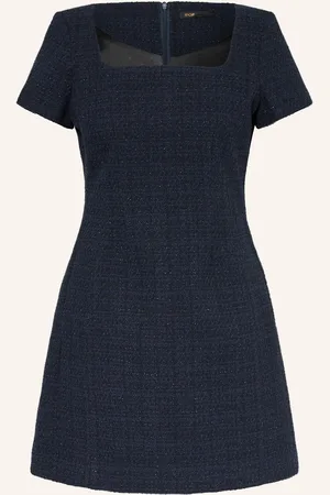 Maje Bouclé-Kleid mit Glitzergarn