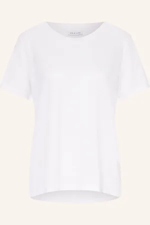 Mrs & HUGS T-Shirt aus Leinen