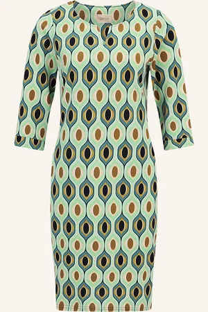 Cartoon Jerseykleid mit 3/4-Arm