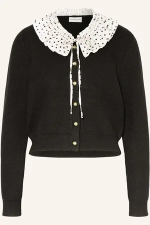 Claudie Pierlot Strickjacke mit abnehmbarem Kragen
