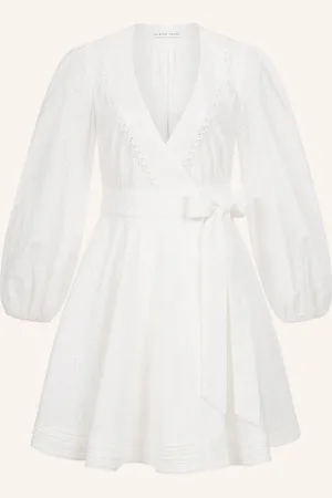 CLAIRE LUISE Minikleid mit Stickerei