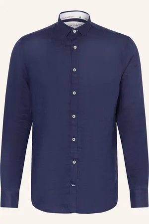 Colours & Sons Hemd Slim Fit mit Leinen