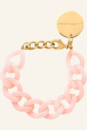 Vanessa Baroni Armband MINI FLAT CHAIN BRACELET PEACH SORBET by GLAMBOU