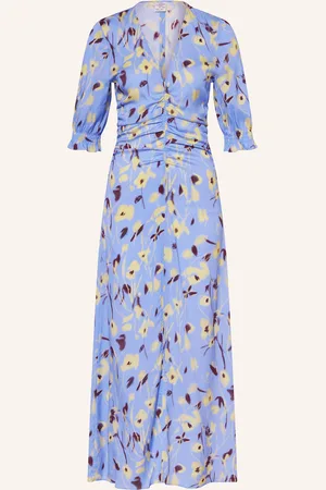 Baum und Pferdgarten Seidenkleid AMMA