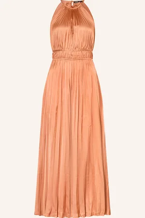 Maje Plisseekleid aus Satin