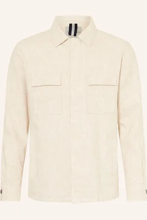 Profuomo Overshirt mit Leinen