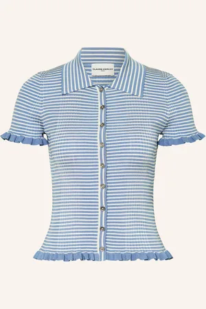 Claudie Pierlot Strickbluse mit Rüschen