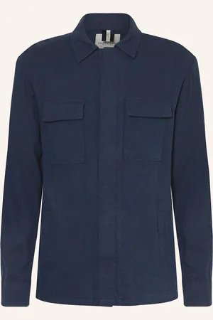 Profuomo Overshirt mit Leinen