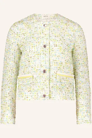 Cartoon Tweed-Jacke mit Glitzergarn