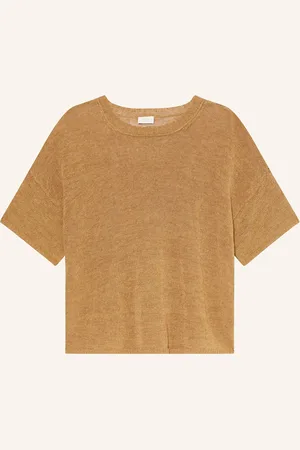Milano Strickshirt mit Leinen