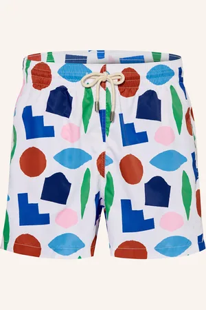 ARRELS Barcelona Badeshorts WHITE HELLAS × JULIE SAFIRSTEIN
