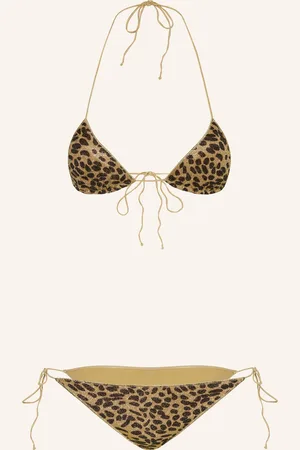 Oseree Triangel-Bikini ANIMALIER LUMIERE mit Glitzergarn