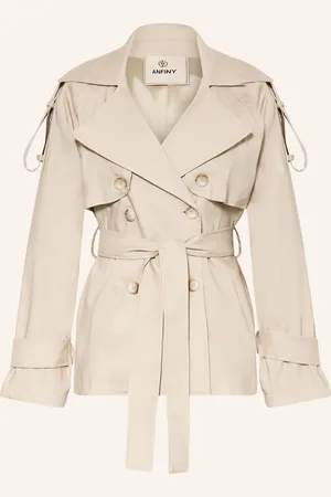 Anfiny Trenchjacke SAHARIANA mit Leinen