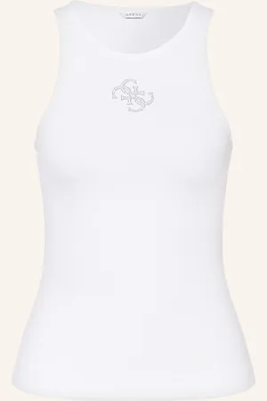 Guess Top GUENDALINA mit Schmucksteinen