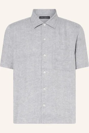 Marc O’ Polo Kurzarm-Hemd Regular Fit aus Leinen