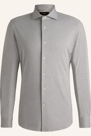 HUGO BOSS Business Hemd L-HAYS-SPREAD-C1-243 Slim Fit