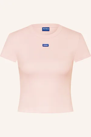 Hugo Blue Cropped-Shirt