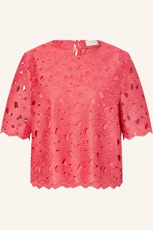 CATNOIR Blusenshirt mit Lochspitze
