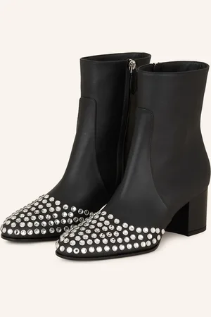 Alaïa Stiefeletten mit Schmucksteinen