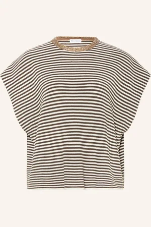 Brunello Cucinelli Strickshirt mit Pailletten
