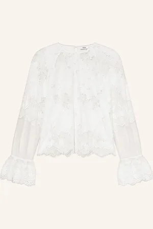 Reiss Blusenshirt EMILIA aus Lochspitze