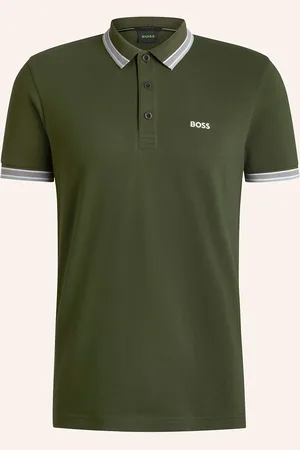 HUGO BOSS Piqué-Poloshirt PADDY CURVED Regular Fit