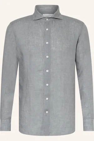 Profuomo Hemd Regular Fit aus Leinen
