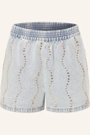 Sandro Jeansshorts mit Schmucksteinen