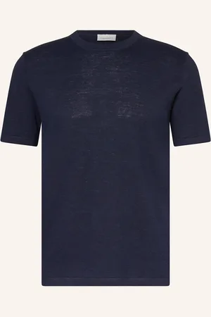 Profuomo T-Shirt mit Leinen