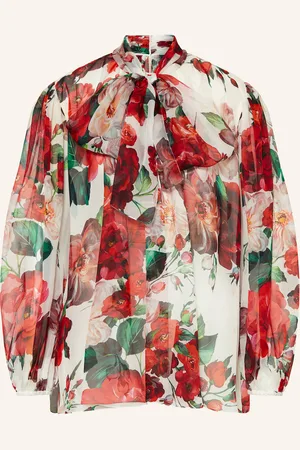 Dolce & Gabbana Schluppenbluse aus Seide