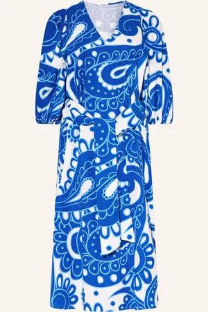 Seidensticker Kleid mit 3/4-Arm und Leinen