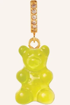 Crystal Haze Single-Ohrring MINION NOSTALGIA BEAR HOOP by GLAMBOU