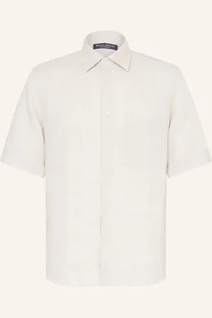 Marc O’ Polo Kurzarm-Hemd Regular Fit aus Leinen