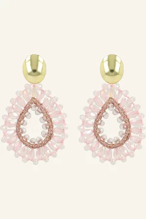 LOTT. gioielli Ohrhänger ROBIN DROP CRYSTAL S PINK by GLAMBOU