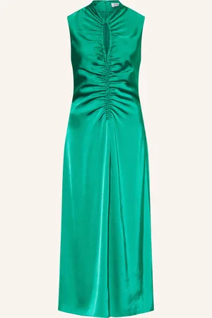 Sandro Satinkleid mit Cut-out