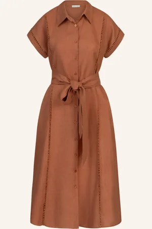 MINT & MIA Langes Leinen Kleid