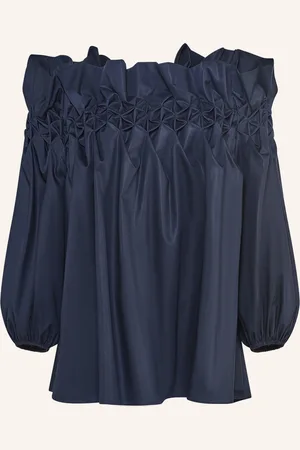 ARMARGENTUM Cold-Shoulder Bluse EUPHORIA mit 374-Arm
