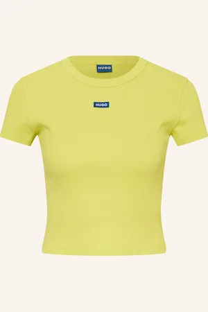 Hugo Blue Cropped-Shirt