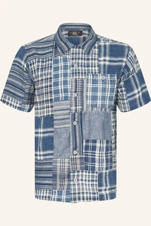 Ralph Lauren Kurzarm-Hemd Comfort Fit mit Leinen