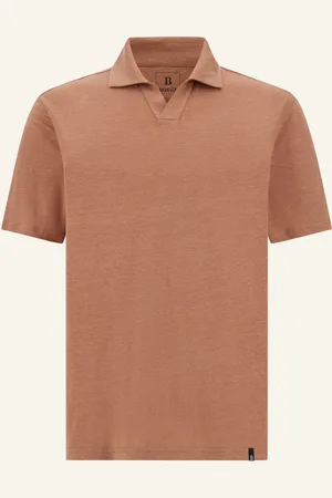 Boggi Milano Jersey-Poloshirt aus Leinen