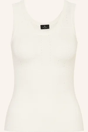 Etro Stricktop aus Seide