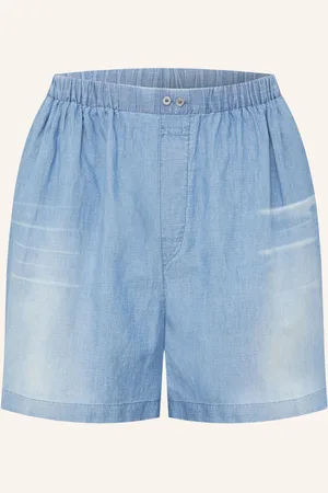 Acne Studios Jeansshorts mit Leinen