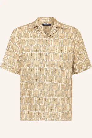 Frescobol Carioca Resorthemd ROBERTO Comfort Fit aus Leinen