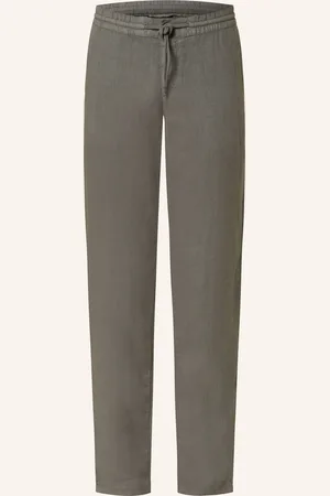 Alberto Leinenhose HOUSE im Jogging-Stil Tapered Fit